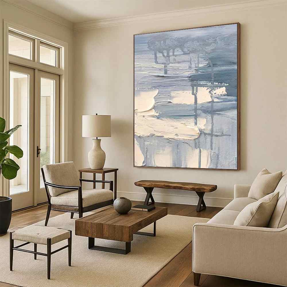 Beach_Beige_Blue_Grey_Abstract_Wall_Art_9WPL0 wall art